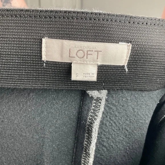 Loft Gray Flare Skirt - Picture 3 of 3